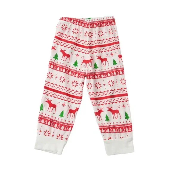 COPY - COPY - Matching Red & White Winter Christmas Family Pajamas PJs Striped … - Picture 6 of 16